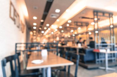 Restoran soyut bulanıklık