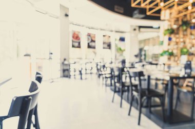 soyut bulanıklık ve ufuk içinde Restoran