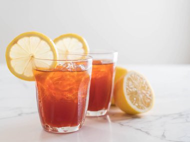 Limonlu buzlu çay
