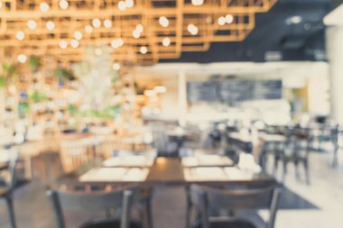 soyut bulanıklık ve ufuk içinde Restoran