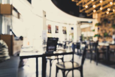soyut bulanıklık ve ufuk içinde Restoran