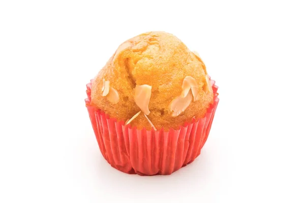 Muffin ciasto na białym tle — Zdjęcie stockowe