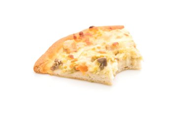 Kremalı mantarlı pizza