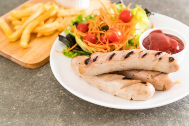 sebzeli ızgara sosis