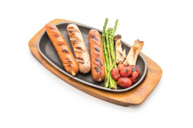 sebzeli ızgara sosis