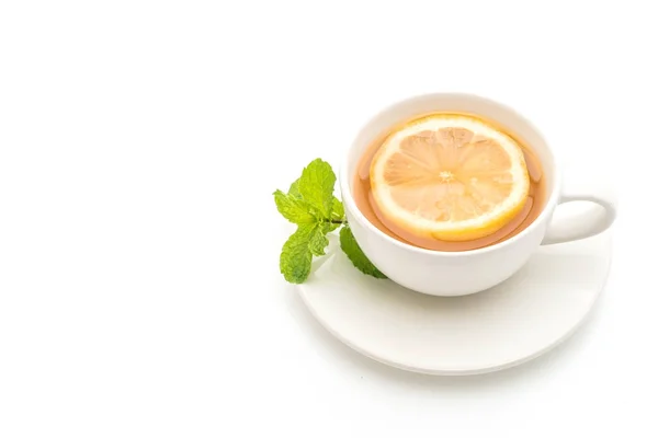Горячий лимонный чай — стоковое фото