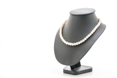 güzel ve lüks kolye takı ile boyun standı 