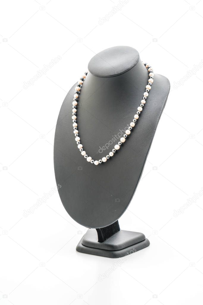 beautiful and luxury necklace with jewelry stand neck 