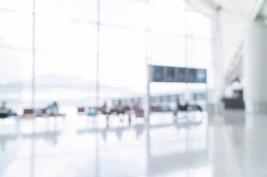 Havaalanında soyut bulanıklık