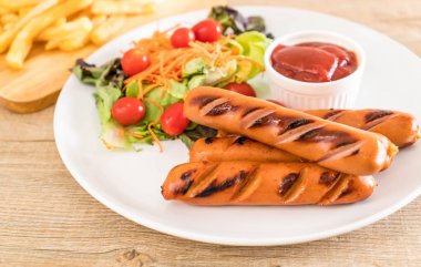 sebzeli ızgara sosis