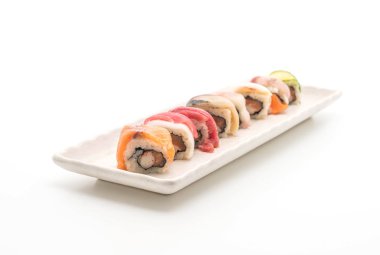 karışık suşi roll - Japon gıda tarzı