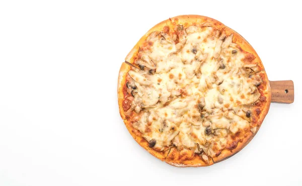 Pizza de cogumelos com molho miso — Fotografia de Stock