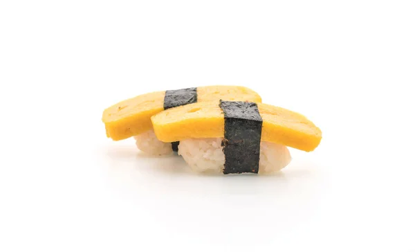 Sushi nigiri telur manis gaya makanan Jepang — Stok Foto