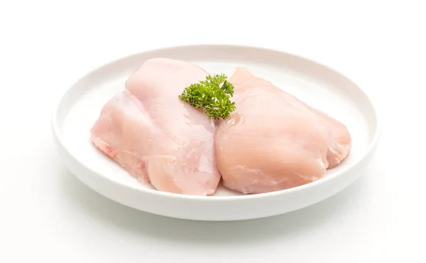 Filé de peito de frango cru fresco — Fotografia de Stock