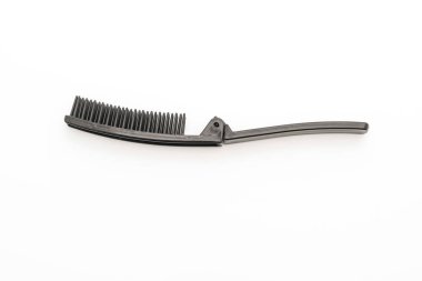 beyaz izole saç için tarak 