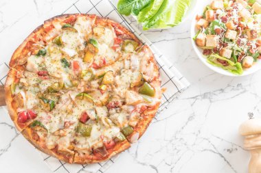 Masada vejetaryen pizza