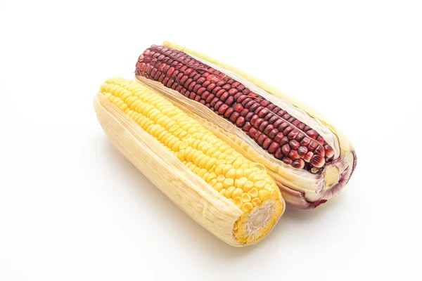 Purple corn or black corn and normal corn — Stock Photo, Image