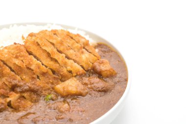 pirinç Köri soslu kızarmış pirzola domuz eti