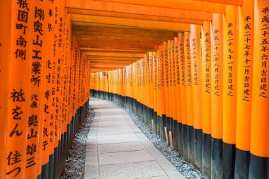 Kırmızı yakın gates geçit fushimi Inari taisha tapınak KY