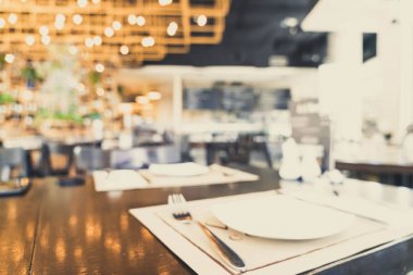 soyut bulanıklık ve ufuk içinde Restoran