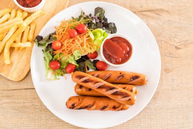 sebzeli ızgara sosis