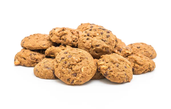 Chips de chocolate e biscoitos de castanha de caju — Fotografia de Stock