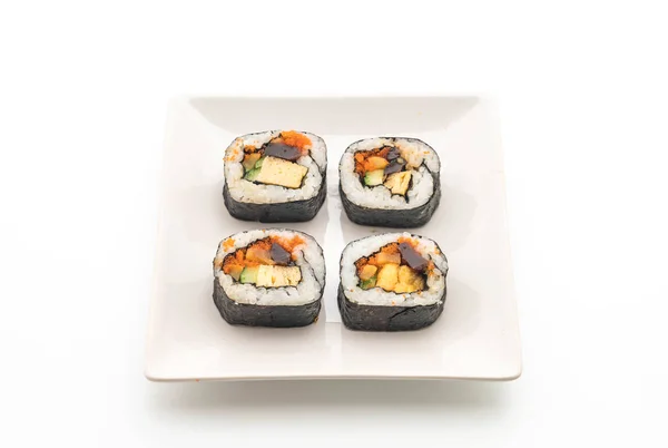 Rollo de sushi - estilo de comida japonesa — Foto de Stock