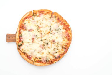 Ispanak ve pastırma pizza