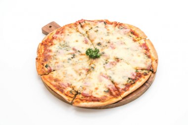 Ispanak ve pastırma pizza