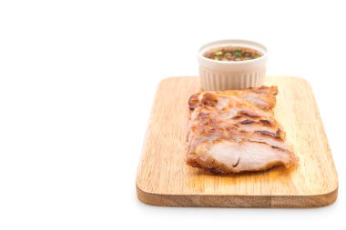 ızgara kömür haşlanmış domuz eti boyun