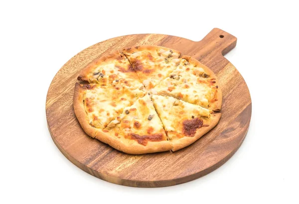 Kremalı mantarlı pizza