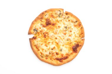 Kremalı mantarlı pizza