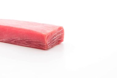 beyaz üzerine taze orkinos