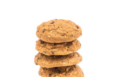 çikolata parçaları ve kaşu fındık kurabiye