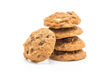 çikolata parçaları ve kaşu fındık kurabiye