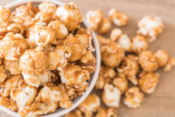 Popcorn met karamel — Stockfoto