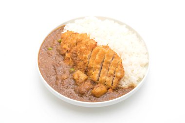 pirinç Köri soslu kızarmış pirzola domuz eti