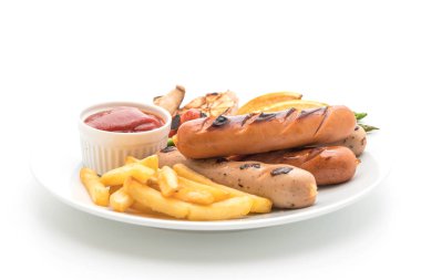 sebzeli ızgara sosis