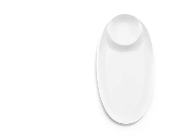 White plate  on white — Stock Photo, Image