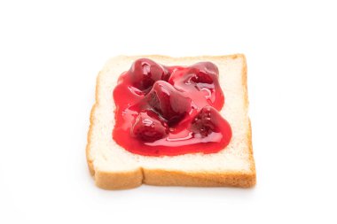 çilek reçeli ile ekmek