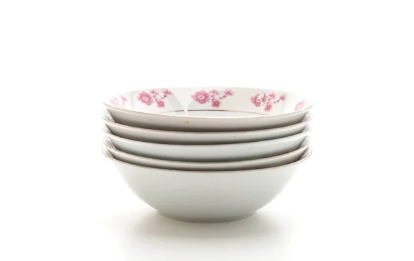 Bowl on white background — Stock Photo, Image