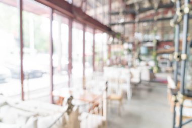 Restoran soyut bulanıklık