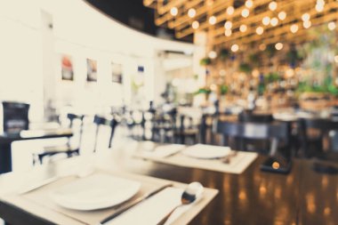 soyut bulanıklık ve ufuk içinde Restoran