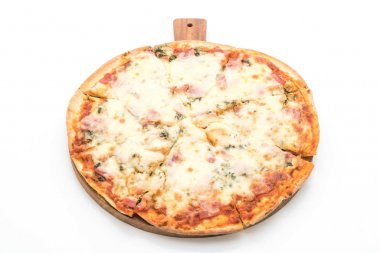 Ispanak ve pastırma pizza