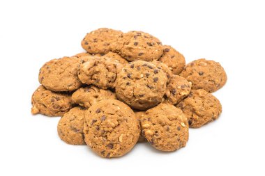 çikolata parçaları ve kaşu fındık kurabiye