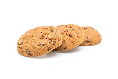 çikolata parçaları ve kaşu fındık kurabiye