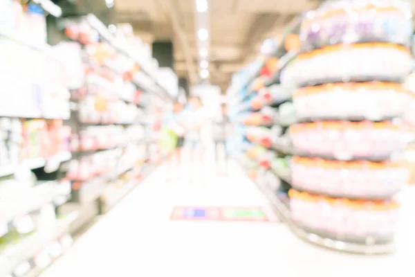 Desenfoque borroso en el supermercado — Foto de Stock