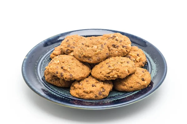 Chips de chocolate y galletas de anacardo —  Fotos de Stock