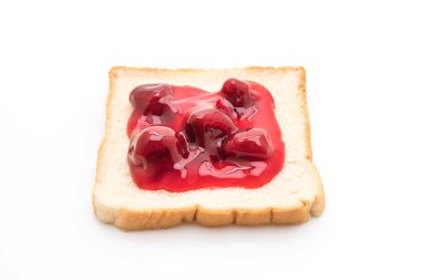 çilek reçeli ile ekmek