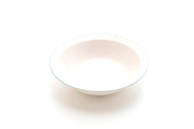 beyaz arkaplanda kase